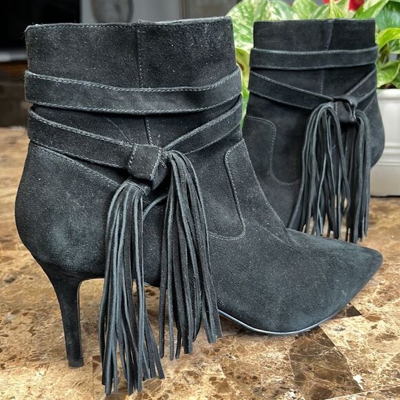 Charles Jourdan FERRIS Fringe Bootie - Picture 5 of 11